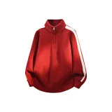 Красный, с флисовой подкладкой (улучшенный)