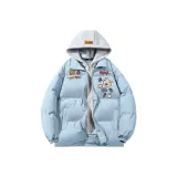 Далекий Небесный Синий с Серым Капюшоном