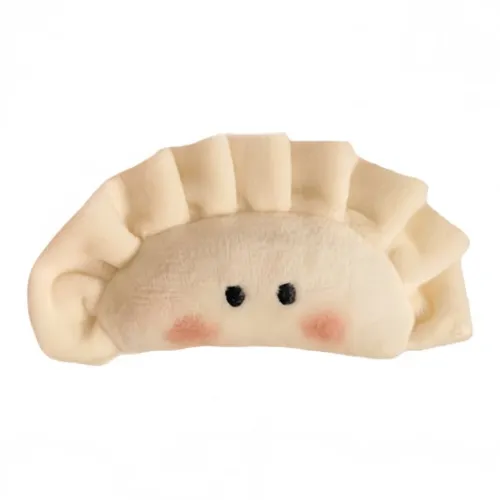 MENGXIAOZAI Зимний Солнцестояние Пельмени Необычное Украшение Еды Плюшевая Подвеска 8 см Высокий