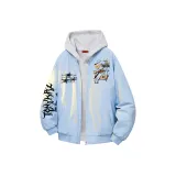 Light Blue [MY1099 Хлопковый пуховик](Термический, Нескользкий, Стильный)