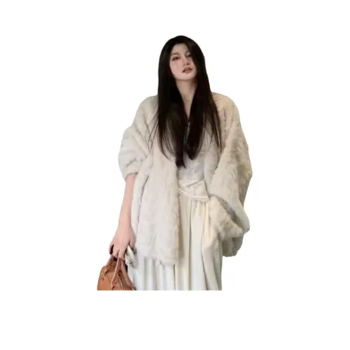 ZEKIKO STUDIO Экрю Женское Пальто