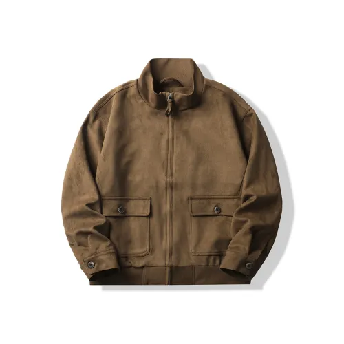 ZENGZHI Куртка Свободный крой Прямой крой Унисекс