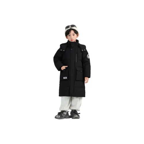 QIAONITONG Хлопковый пуховик для подростков