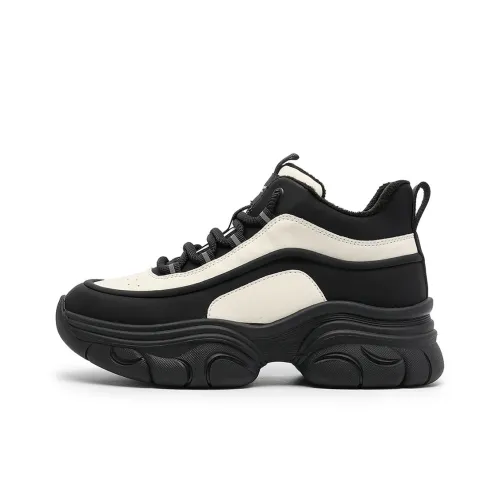 RED DRAGONFLY Термические Увеличивающие Высоту Низкие Кроссовки с Толстой Подошвой Женские