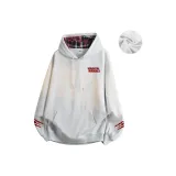 Фотиния Серый/Красный Клетка [С флисовой подкладкой]