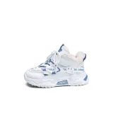 Белый, синий, толстый, хлопок.