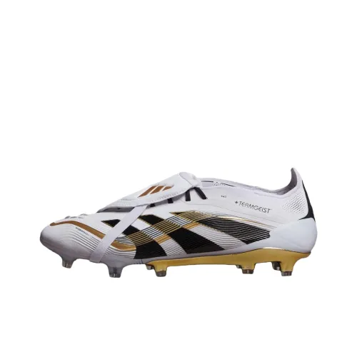 Adidas Predator Elite Slip-Resistant Abrasion-Resistant Футбольные бутсы Унисекс Белый