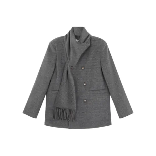 AURORA MUSE Серый Женский Пальто