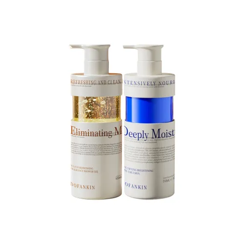 DOFANKIN Сера Shower Gel Свето-сенсорные Наборы для ухода за телом Ароматическое Увлажнение Эффект 500 мл + 310 мл