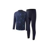 Темно-синий, белая клетка