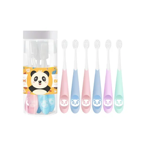 HAONIU Фури Милая и Милая Зубная щетка четыре цвета шесть голов случайный цвет волос