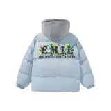 Далекий Небесный Синий с Серым Капюшоном