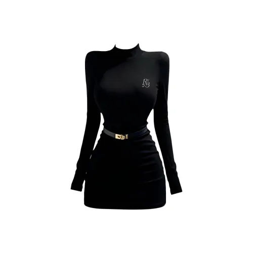 PNVB Длинное платье с длинными рукавами для женщин