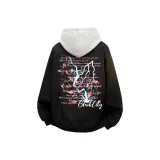 Черный хлопковый пуховик