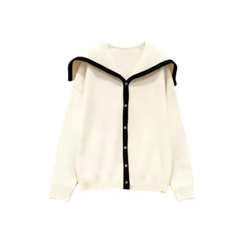 ABBY GODDESS Экрю Топ Женский Трикотаж