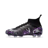 Чёрный, фиолетовый, длинный, штифт.