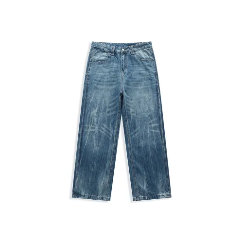 JEANSWEST Z Винтажные синие унисекс джинсы