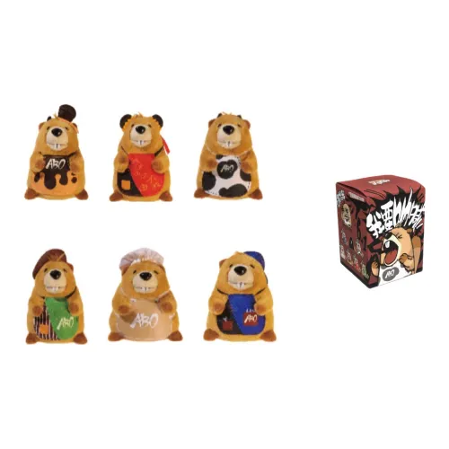 MOETCH ABO Ah Bao BIG Voice Плюшевая кукла Коллекция Слепые коробки 1 слепая коробка Цельная коробка 6 шт