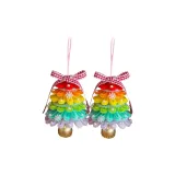 Милый радужный украшение для рождественской елки (материал: 2 шт)