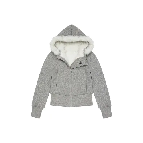 ANDN Snowflake Серый Женские Бархатные Куртки