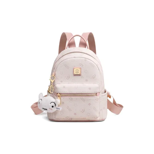 VINEY Карандаш SHIN Chan Коллаборация Карандаш SHIN Chan Синтетическая кожа Рюкзак Женский Розовый