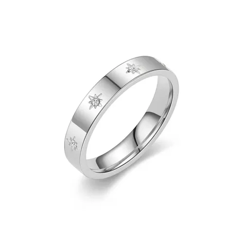 QIMEILA Кольца из титанового стального сплава унисекс