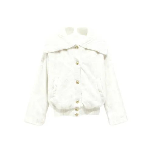 BRG Экрю Женские пуховики