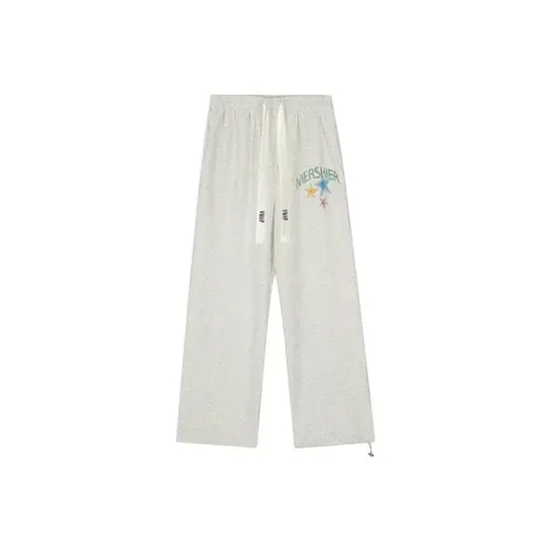 VNHP Белый Серый Унисекс Повседневные Штаны