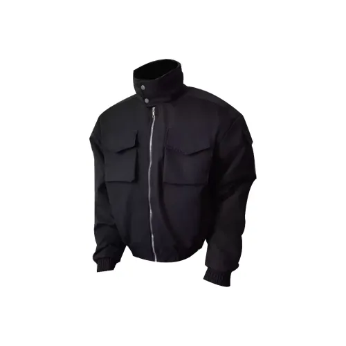 W7H1 Черный Унисекс Пуховики