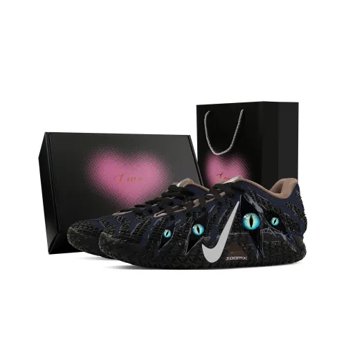 Nike Ja Morant 3 Shadow Leopard Love Box Abrasion-Resistant Low-Top Basketball Shoes Men's Black Blue