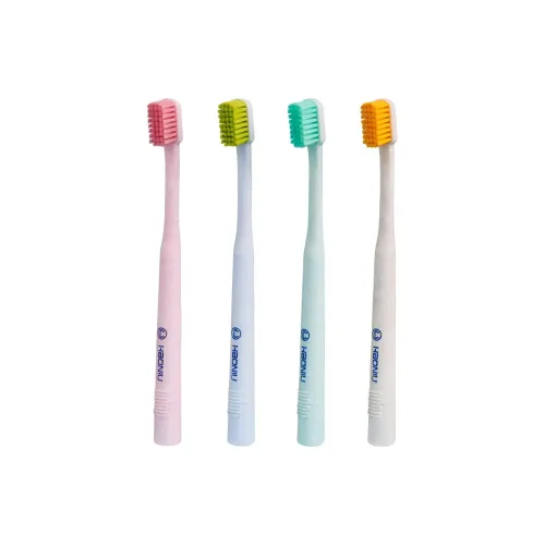 HAONIU PBT Кисть Взрослая Мягкая Кисть Зубная щетка Индивидуальная упаковка Случайный цвет Волосы