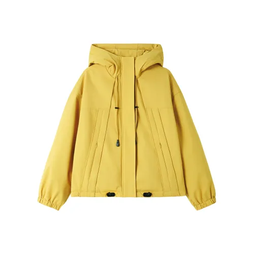 SHANGJING Желтые Женские Куртки