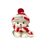 Бини Шапка Щенок с Шарфом [Материал Пачка]