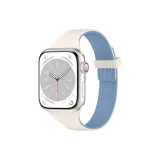 Винтажный белый, туманно-синий