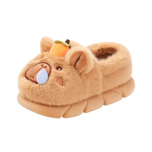 COCHILDOR Детские домашние тапочки Capybara Утепленная обувь Унисекс
