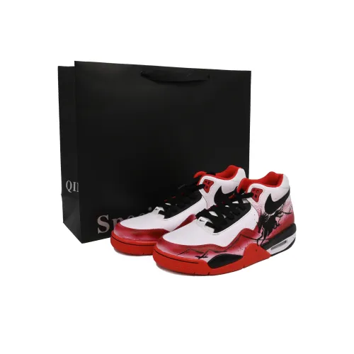 Nike Flight Legacy MID Топ Винтажные Баскетбольные Кроссовки Унисекс Белый Черный Красный