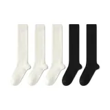 [5 пар] Белый 3 + Черный 2