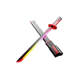 Удлиненная длина Экстра-большой [Огненно-красный] Искра Спрей + Многоцветный Радуга + Прохладные Звуковые Эффекты