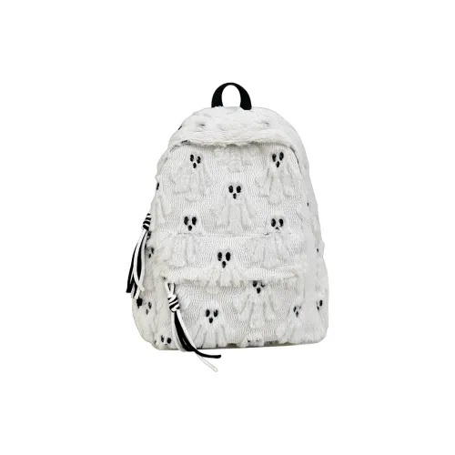 G.DUCKKIDS Нейлоновый большой рюкзак белый черный