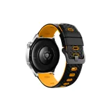 Чёрный, жёлтый, ромб, узор, двухцветный, кремниевый ремешок