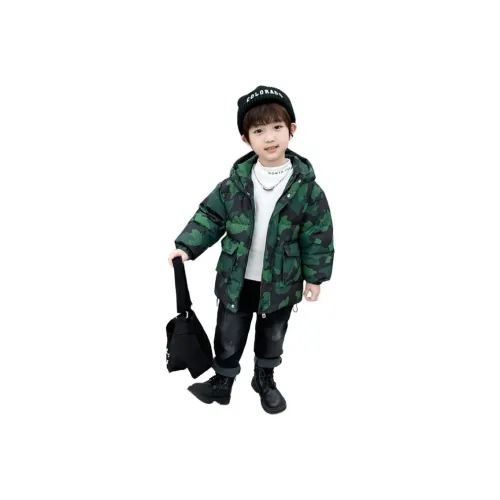 FrogPrince Армейский зеленый Kids Пуховые куртки