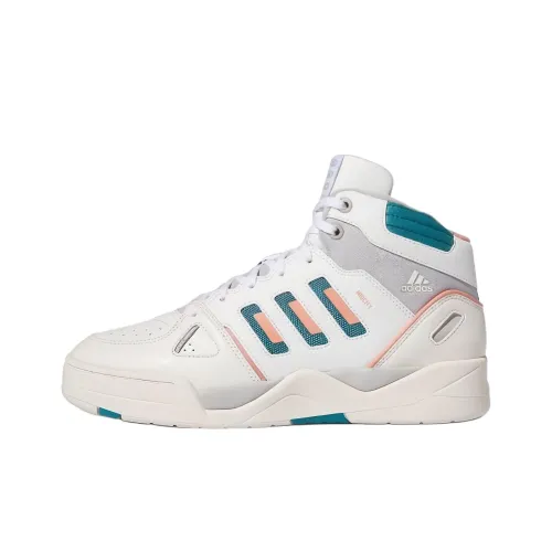 Adidas Midcity Slip Resistant Abrasion Resistant MID Топ Баскетбольные кроссовки Мужской Белый