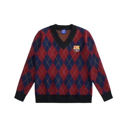 FCB ARCELONA Barcelona Красный Синий Edition Унисекс Трикотаж