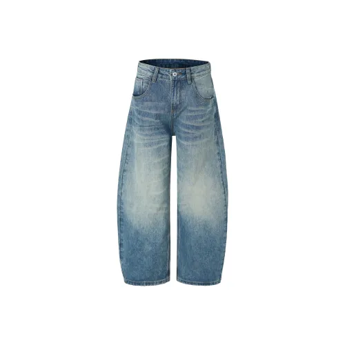 MISS FLY Синий Унисекс Джинсы