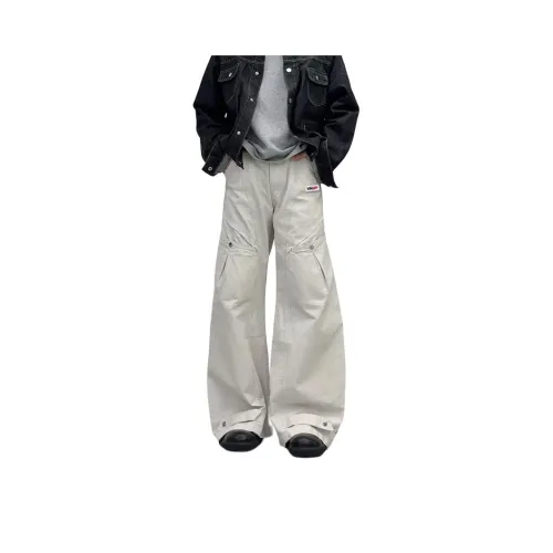 VNHP Ecru Unisex Casual Pants VNHP Экрю Унисекс Повседневные Брюки