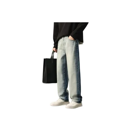 PANDA ADEVIL Светло-синие Унисекс Джинсы