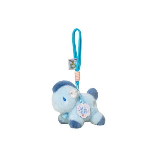 WANTONGLE Богатый Ночной Брелок в виде лошади Плюшевая подвеска 12 см Длина тела