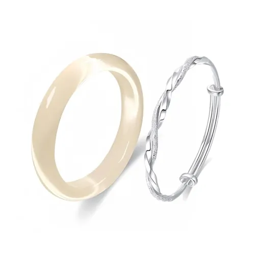 SUIYUEJINGHAO Стекло Кошачий глаз Браслеты Женские