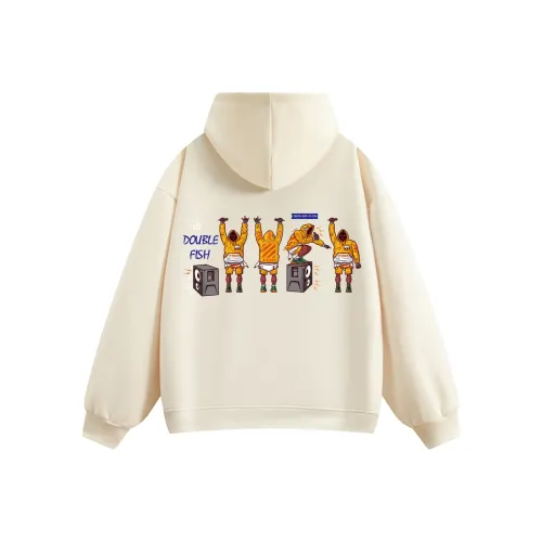 Двойная рыба Абрикос Унисекс Свитшоты