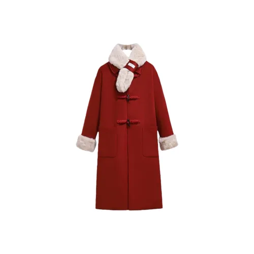ARIADNAW STUDIO Red Women's Coat ARIADNAW STUDIO Красный Женское Пальто